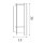 Deckenlampe Glas Metall Schwarz E27 IP44 Ø35 cm klar