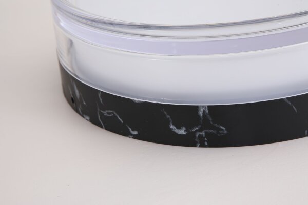 LED Deckenleuchte 2300-4000K Metall Schwarz IP65 Ø23 cm