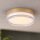 LED Deckenleuchte 2300-4000K Metall Gold IP65 Ø23 cm