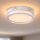 LED Deckenlampe CCT 2300-4000K Marmor IP65 Ø23 cm flach