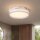 LED Deckenlampe CCT 2300-4000K Marmor IP65 Ø30 cm flach