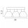 LED Deckenlampe 3000K Glas Bronze-Braun Bernstein