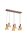 LED Pendelleuchte 3000K Bronze-Braun Bernstein L:80 cm