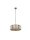 Pendelleuchte Glas Metall Chrom Bernstein E27 Ø42 cm