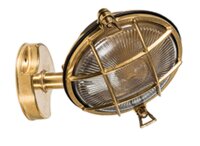 Messing Wandlampe au&szlig;en IP64 Maritimer Stil SERIFOS