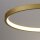LED Deckenlampe 3000K Aluminium Gold L:97 cm Ringe