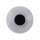 LED Wandlampe 3000K Glas Metall Schwarz Ø30 cm Ringe