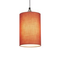Lampenschirm Baumwolle Terrakotta E14 E27 H:24 cm Loft