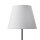 Lampenschirm Baumwolle Weiß E14 E27 H:16 cm Loft