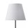 Lampenschirm Baumwolle Weiß E14 E27 H:16 cm Loft