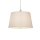 Lampenschirm Baumwolle Weiß E14 E27 Ø30 cm Loft konisch