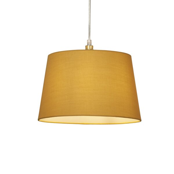 Lampenschirm Baumwolle Ocker E14 E27 Ø30 cm Loft