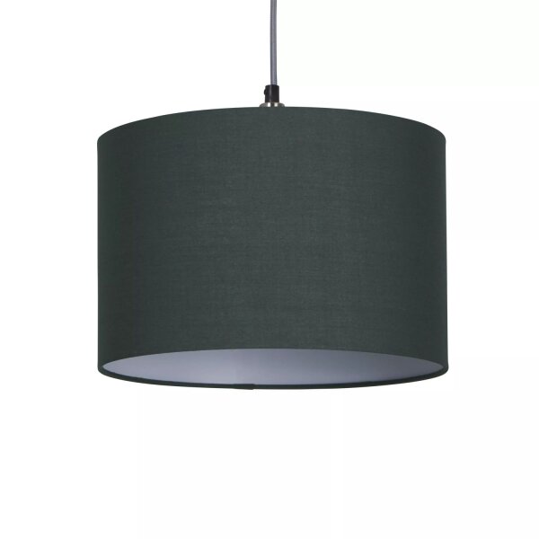Lampenschirm Baumwolle Smaragdgrün E14 E27 Ø30 cm Loft