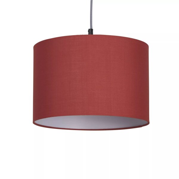 Lampenschirm Baumwolle Terrakotta E14 E27 Ø30 cm Loft
