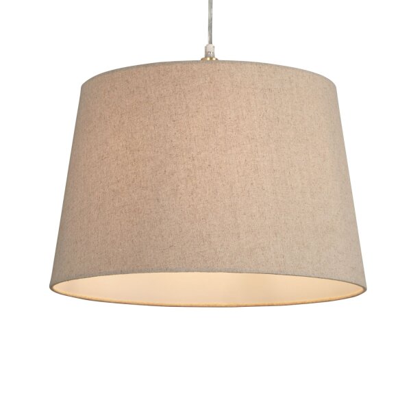 Lampenschirm Leinen Baumwolle Natur E14 E27 Ø40 cm Loft