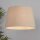 Lampenschirm Leinen Baumwolle Natur E14 E27 Ø40 cm Loft