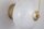 LED Wandleuchte 3000K Glas Metall Gold H:32 cm Konfetti