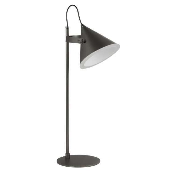 LED Tischlampe verstellbar 3000K Aluminium Schwarz