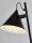 LED Stehlampe flexibel 3000K Aluminium Schwarz H:146 cm