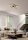 LED Deckenlampe 3000K Metall Schwarz L:46 cm Lichtring