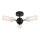 Deckenlampe Metall Schwarz G9 B:48,8 cm Zylinder 3-flmg