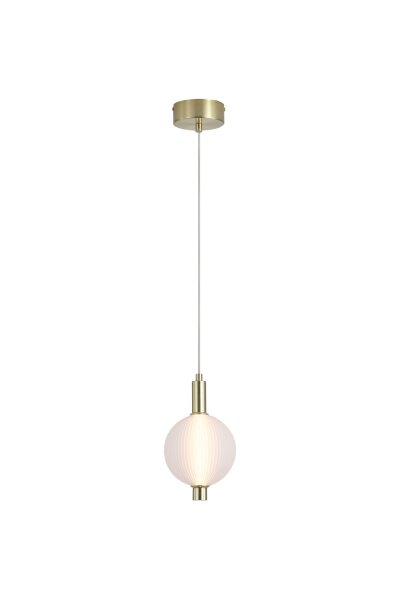 LED Hängelampe 3000K Glas Metall Messing Ø15 cm Modern