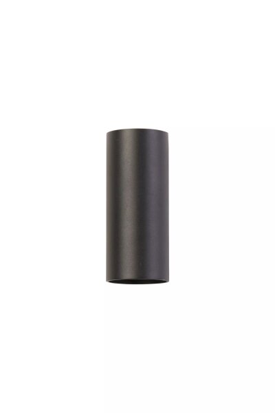 Wandlampe Up Down Aluminium Sandschwarz GU10 Zylinder