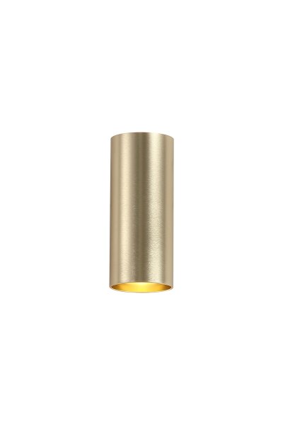 Wandlampe Up Down Aluminium Gold GU10 H:15,4 cm modern