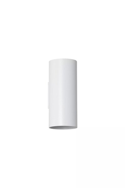 Wandlampe Aluminium Sandweiß GU10 H:15,4 cm Zylinder