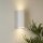 Wandlampe Aluminium Sandweiß GU10 H:15,4 cm Zylinder