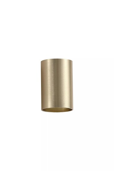 Wandleuchte Aluminium Gold GU10 B:6,5 cm schmal