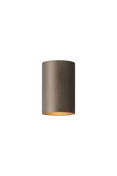 Wandleuchte Aluminium Bronze-Braun GU10 T:6,5 cm