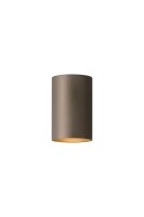 Wandleuchte Aluminium Bronze-Braun GU10 T:6,5 cm