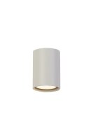Wandleuchte Aluminium Sandwei&szlig; GU10 T:6,5 cm Zylinder