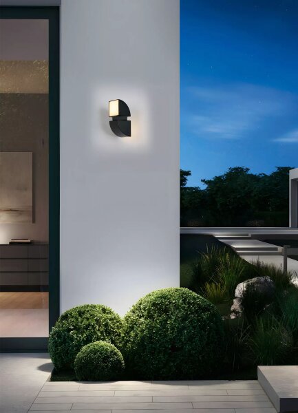 LED Außenleuchte verstellbar Up Down 3000K Schwarz IP44