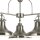 Hängelampe Metall Silber Weiß E27 L:63 cm Industrial