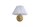 LED Wandlampe Akku 3000K Metall Gold Weiß T:24,5 cm