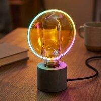 LED Leuchtmittel dimmbar Glas Bernstein E27 B:8 cm