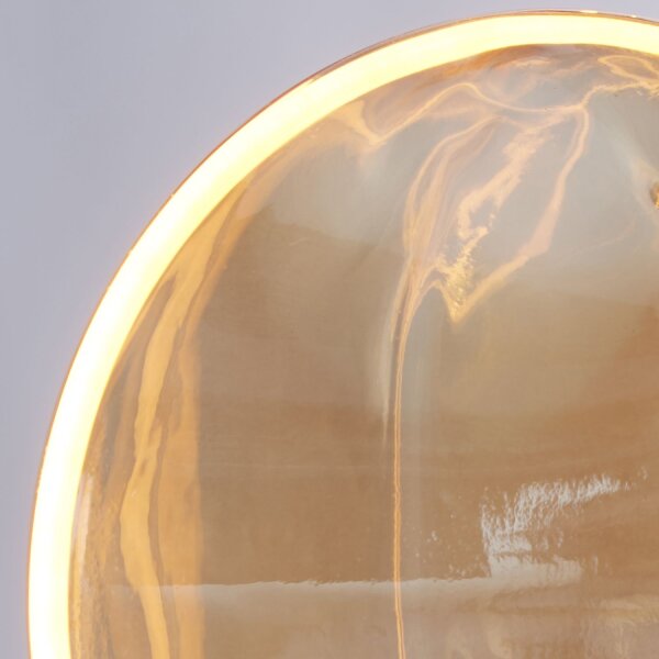 LED Leuchtmittel 1800K Glas Bernstein E27 H:17,1 cm