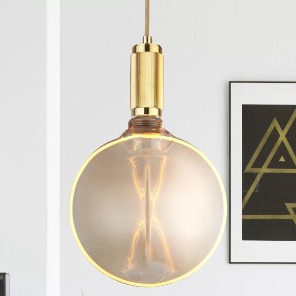 LED Leuchtmittel 1800K Glas Bernstein E27 B:11,5 cm