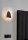 LED Wandlampe 3000K Glas Metall Schwarz B:20cm indirekt