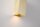 Wandleuchte Up Down Aluminium Gold GU10 H:15,4 cm