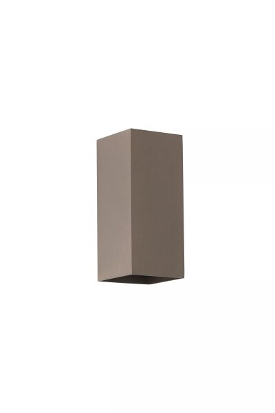 Wandlampe Aluminium Bronze-Braun GU10 Up Down eloxiert