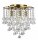 Deckenlampe Kristallglas Messing Antik E14 H:40 cm