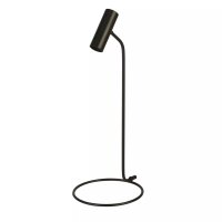 Tischleuchte verstellbar Metall Schwarz E27 H:57 cm