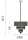 Pendelleuchte Glas Metall Messing Antik E14 Ø50 cm klar