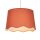 Lampenschirm Stoff Lachs E14 E27 H:20 cm blendarm