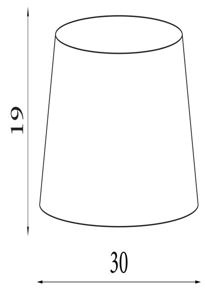 Lampenschirm Leinen Anthrazit E14 E27 Ø30 cm blendarm