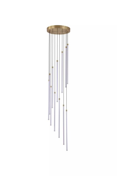 LED Hängelampe dimmbar 2700-6500K Metall Messing Ø35 cm