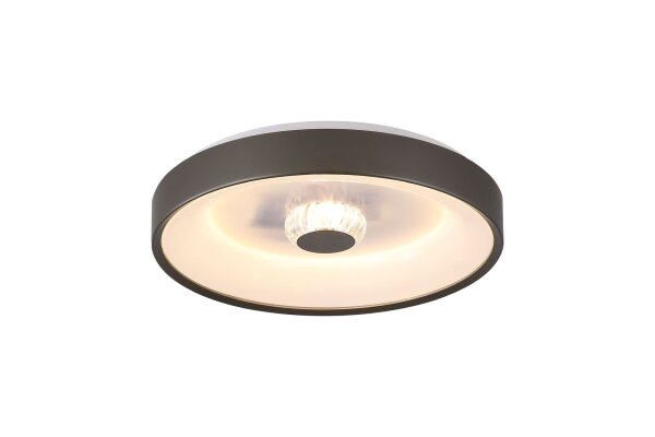 LED Deckenleuchte dimmbar 3000K Metall Bronze-Braun